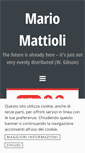 Mobile Screenshot of mariomattioli.it